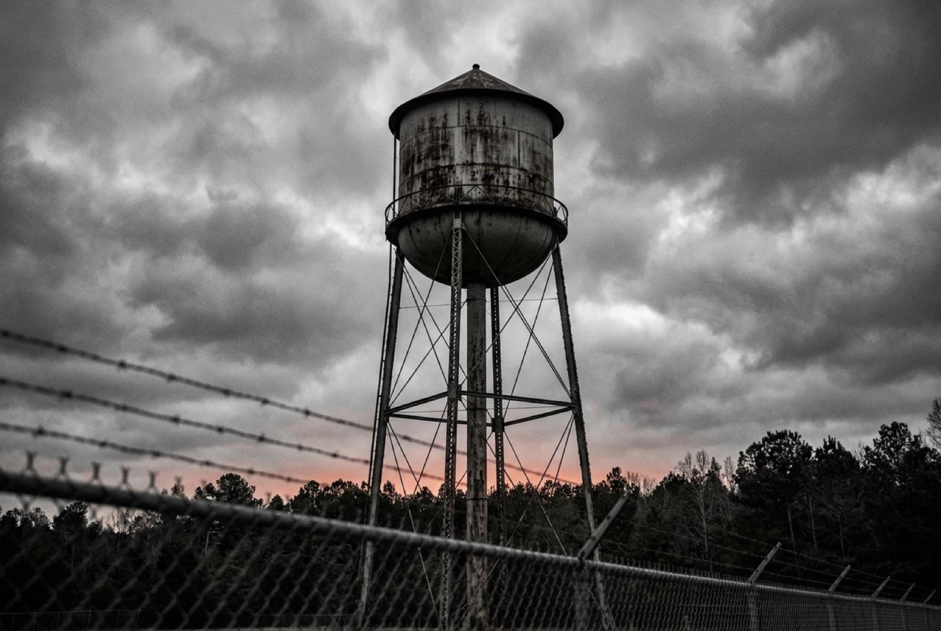 Industrial facility beside an affected waterway (photo illustration)